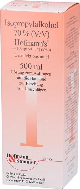 Produktbild Isopropylalkohol 70% 's, 500 ml Lösung (500 ml)