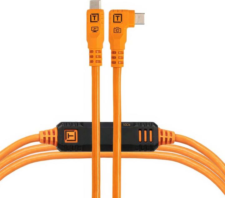 Actual product image Tether Tools TetherPro USB-C Optima 10G rechts orange 4,6m (4.60 m, USB 3.2 Gen 2)