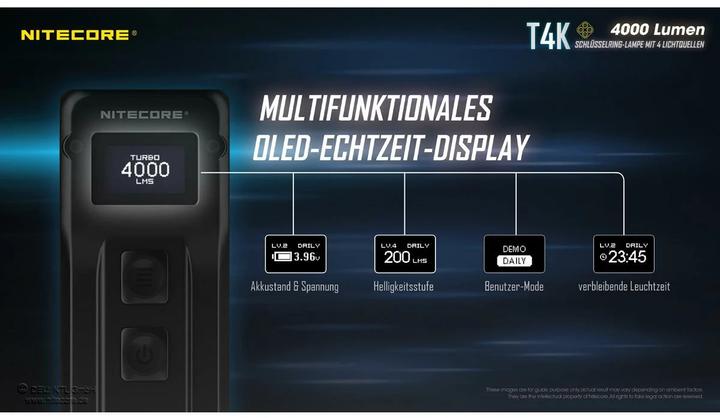 Image du produit Nitecore T4K - 4000 lumens (8.20 cm, 4000 lm)