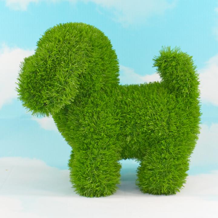 Image du produit AniPlants Figurine d'herbe, "chien" debout, décoration de jardin, 35cm