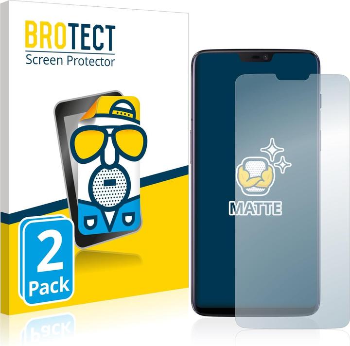 Image du produit BROTECT Film de protection antireflet Protection d'écran mat (2 pièce(s), OnePlus 6)