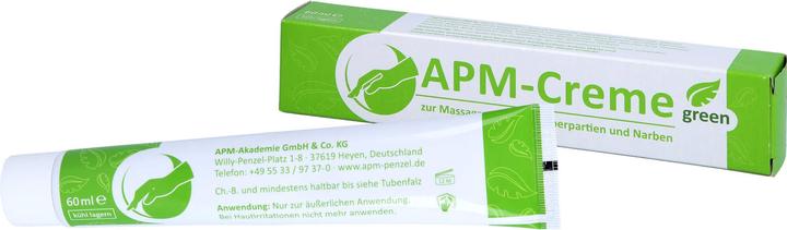 Produktbild Creme green zur Massage grösserer Körperpartien und Narben, 60 ml Creme (Körpercreme, 60 ml)
