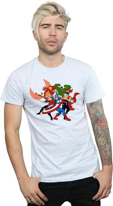Immagine prodotto Maglietta Uomo Avengers Assemble Comic Team (XXL)