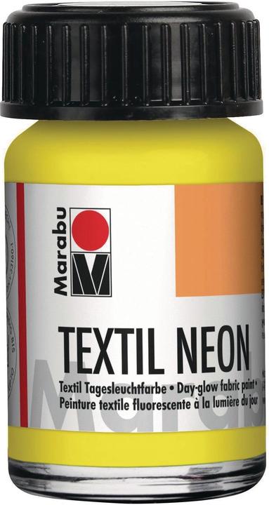 Immagine prodotto Marabu Vernice tessile Neon UV 15 ml giallo neon (Giallo neon, 15 ml)