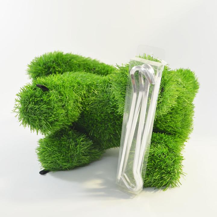 Image du produit AniPlants Figurine d'herbe, "chien" debout, décoration de jardin, 35cm