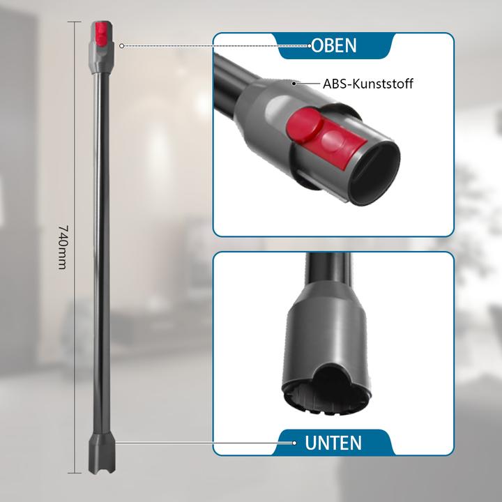 Produktbild Flickbee Schlauch grau für Dyson V12 Detect Slim, ersetzt 971518-12