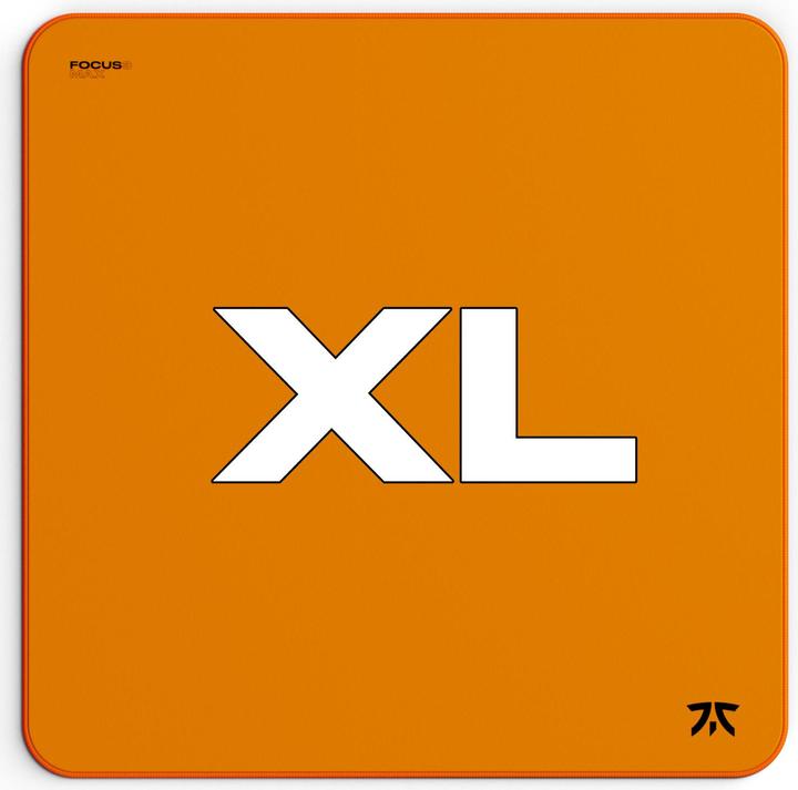 Fnatic Max Focus 3 XL Pro Gaming Mouse Mat, Sunrise Orange Smooth Cloth Control Surface, Water Resis (XL)