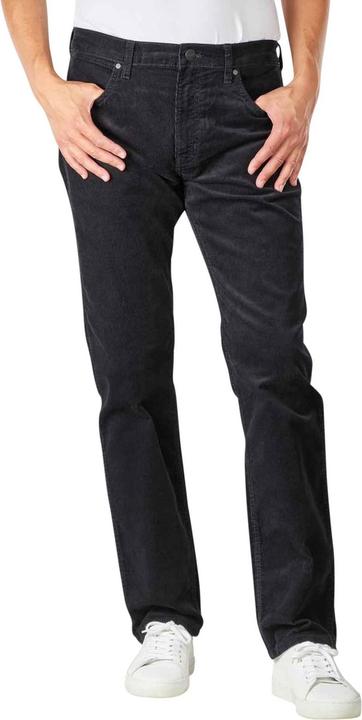 Actual product image Wrangler Greensboro (New Arizona) Cord Pant Straight Fit Bla (W42/L32)
