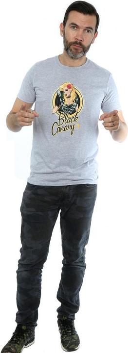 Image du produit Universal Textiles Mens Black Canary Badge Heather T-Shirt (XXL)