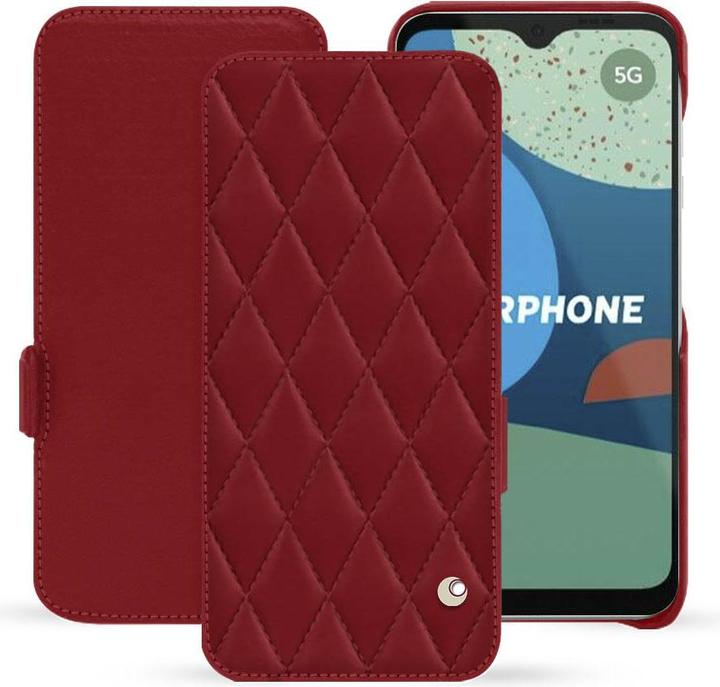 Actual product image Noreve Horizontal leather flap shell (Fairphone 4)