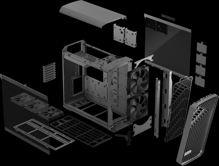 Produktbild Fractal Torrent Gray TG Light (mATX, ITX, ATX, E-ATX, SSI CEB, SSI EEB)