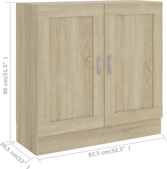 Produktbild VidaXL Bücherregal (82.5 x 30.5 x 80 cm)