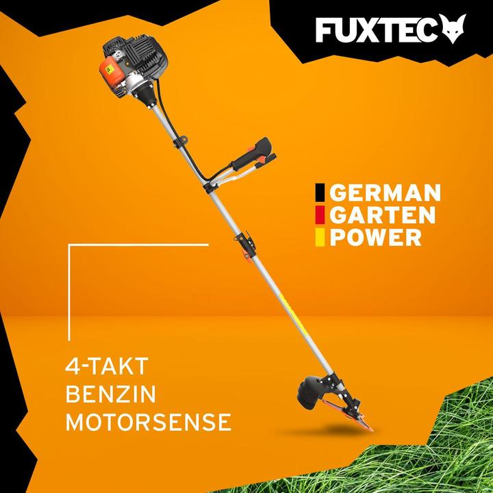 Image du produit Fuxtec FX-4MS131 Débroussailleuse 4 temps (Fils coupe-herbe, Lame de coupe en métal)