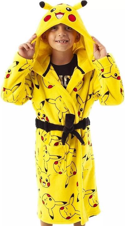 Produktbild Pokémon Childrens/Kids Pikachu Front Pocket Robe (110)