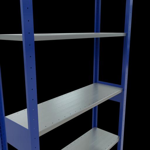 Image du produit Schulte Lagertechnik Système d'étagères de base sans boulons MULTIplus85 avec glissières de longueur
