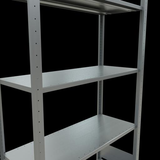 Immagine prodotto Schulte Lagertechnik MULTIplus85 sistema di scaffalature di base senza bulloni con ripiani di lunghezza