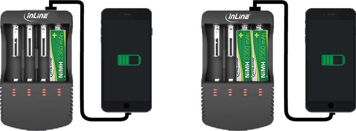 Immagine prodotto InLine 01287L (1 pz., A, C, AAAA, AA, AAA, Caricabatterie senza batteria)