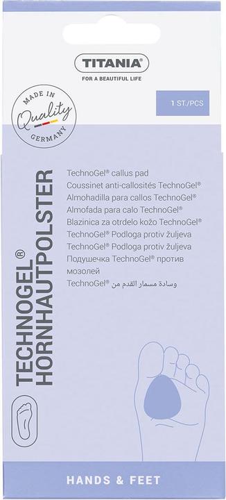 Foot Care Techno Gel Hornhautpolster (Hornhautentferner, 1 ml)