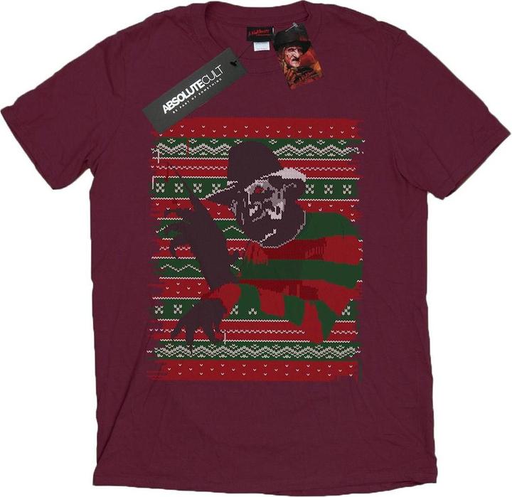 Produktbild Absolute Cult Christmas Fair Isle TShirt (M)