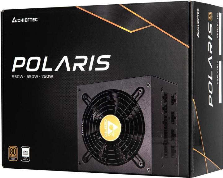 Actual product image Chieftec Polaris /, 2.4, 80 PLUS, Active PFC (550 W)