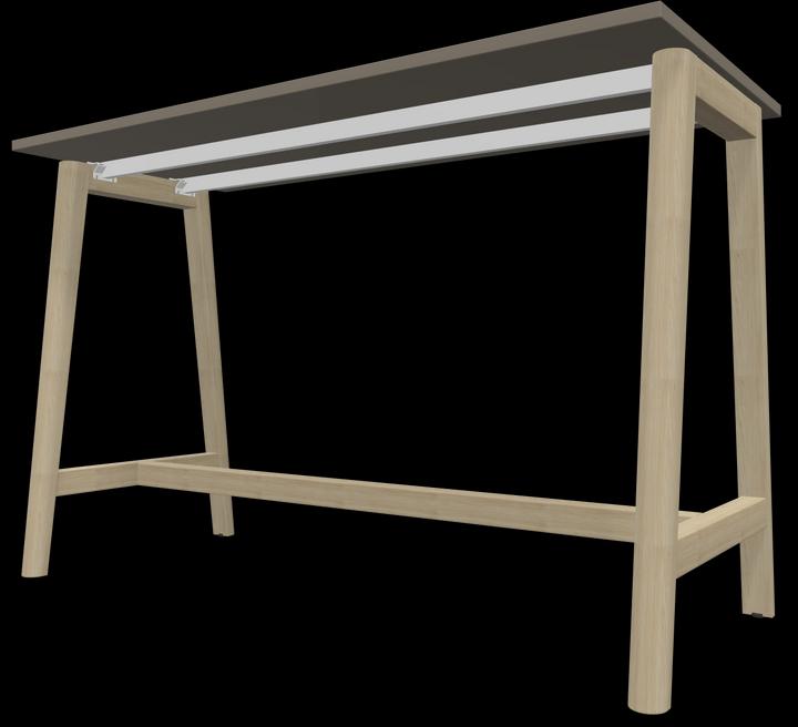 Actual product image Narbutas Nova Wood high table (160 x 70 x 105 cm)
