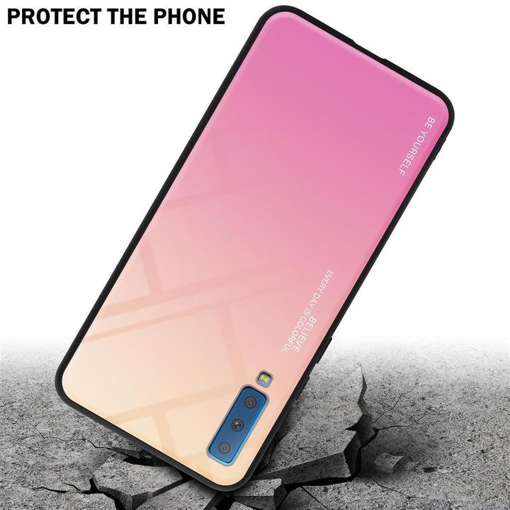 Produktbild Cadorabo TPU 2 Farben Glas Cover (Samsung Galaxy A7 (2018))