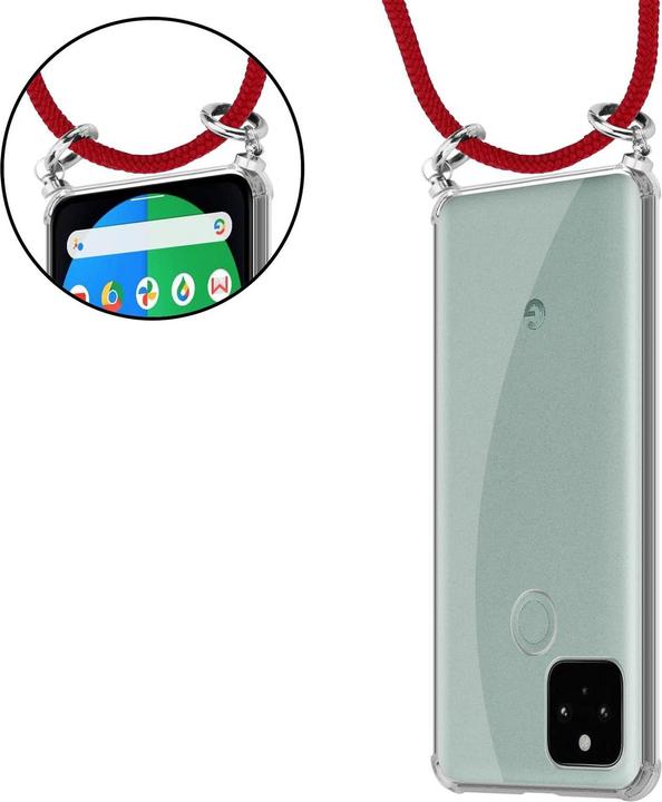 Produktbild Cadorabo TPU Handy Kette SILBER Cover