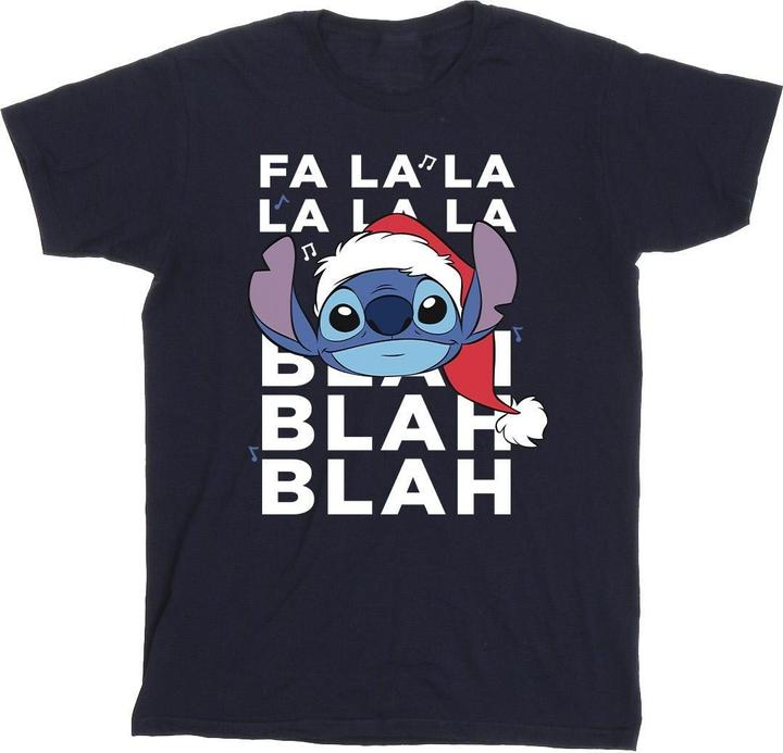Image du produit Disney - T-shirt LILO AND STITCH CHRISTMAS BLAH BLAH BLAH - Garçon (140, 146)