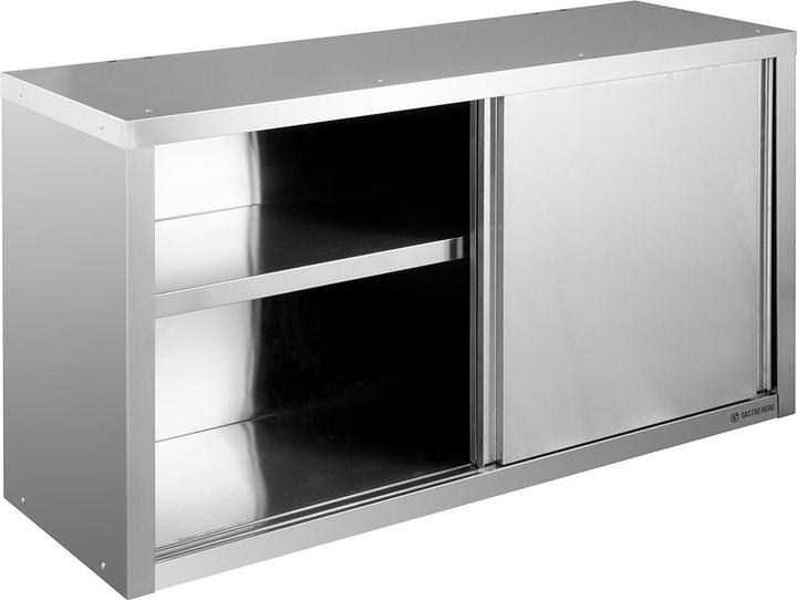 Produktbild Gastro Hero Wandhängeschrank mit Schiebetüren Basic (140 x 40 x 65 cm)
