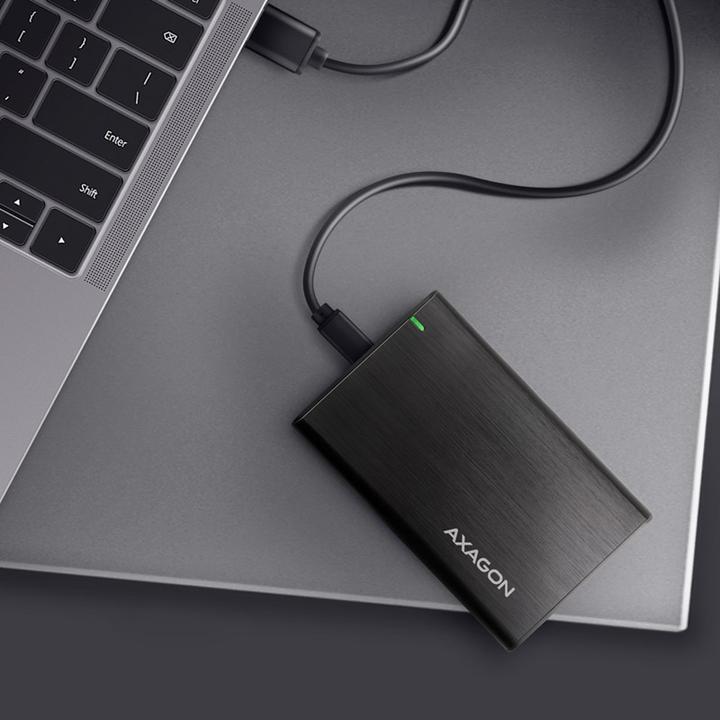 Image du produit Axagon EE25-A6C Boîtier externe pour disque dur USB-C 3.2 - SATA 6G 2.5 (2.5")