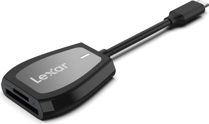 Actual product image Lexar Professional USB-C Dual-Slot Reader - SD/MicroSD UHS-II (USB-C 3.2 Gen 1)