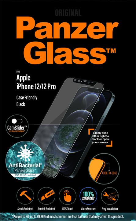 Actual product image PanzerGlass Case Friendly (1 Piece, Apple iPhone 12, Realme 12 Pro+)