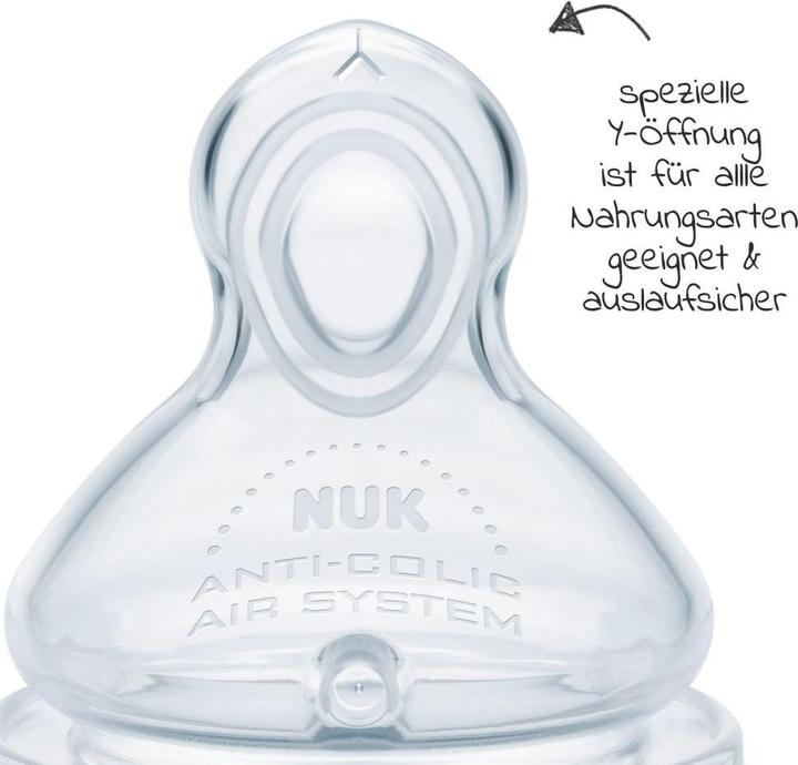 Produktbild NUK First Choice+ Flow Control Silikon-Trinksauger