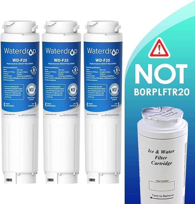 Actual product image Waterdrop 3x Fridge Water Filter (3 x)