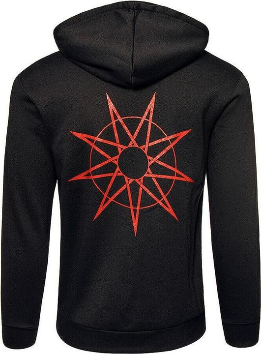 Image du produit Slipknot Sweat à capuche avec fermeture éclair sur toute la longueur (S)