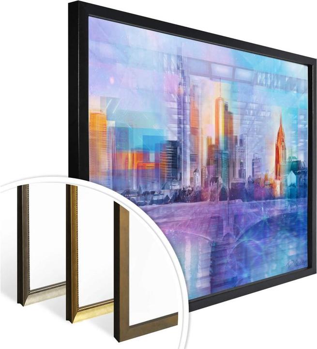 Produktbild Trenddeko Frankfurt am Main farbig (40 x 30 cm)