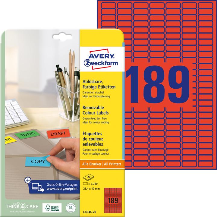 Produktbild Avery Organisations-Etiketten