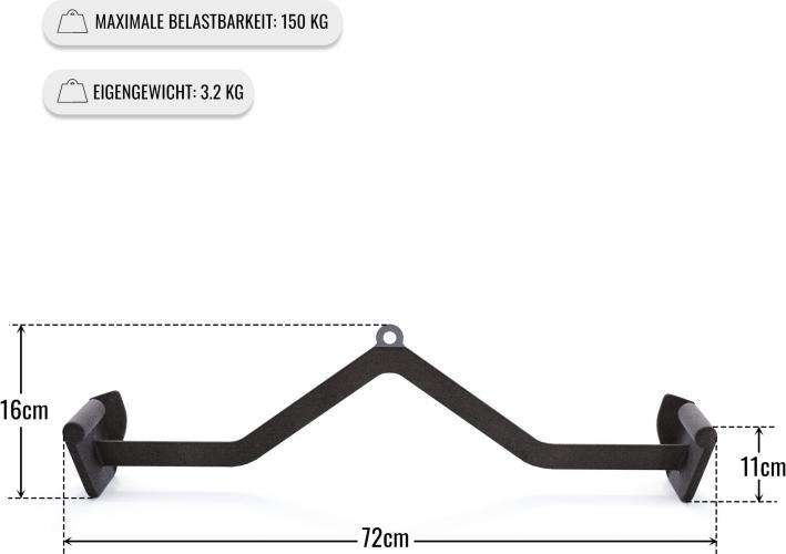 Produktbild Gorilla Sports Latzug-/Rudergriff