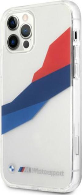 Image du produit BMW Étui BMHCP12LSKTGT iPhone 12 Pro Max 6,7" transparent hardcase Motorsport Tricolor (Apple iPhone 12 Pro Max)