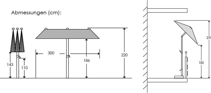 Immagine prodotto Schneider Schirme Salerno (1.50 m)