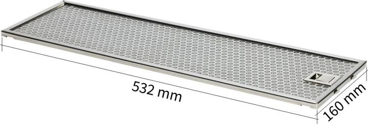 Image du produit V-Zug Fettfilter H41890 DF/DF-E/DF-N 532x160x10, 60 - Dampfabzug