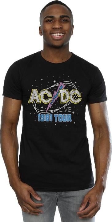 Actual product image AC/DC Mens 1981 Live Tour T-Shirt (M)