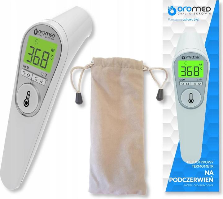 Produktbild ORO HI-TECH MEDICAL ORO-BABY COLOR digital kropstermometer Termometer med fjernregistrering (Berührungslos)