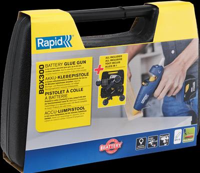 Produktbild Rapid BGX300 Akku-klebepistole 12mm