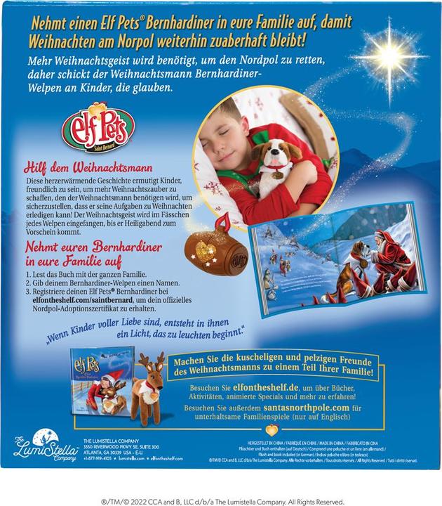 Actual product image Elf on the Shelf Elf Pets® - St. Bernard Box Set (9 cm)