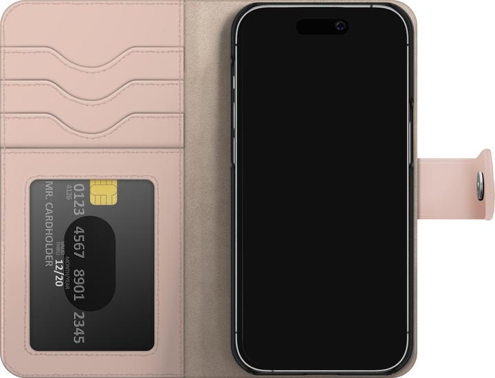 Immagine prodotto iDeal Of Sweden Portafoglio magnetico per iPhone 15 +, rosa (Apple iPhone 15)
