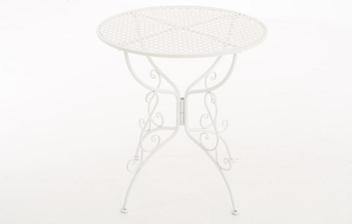 Immagine prodotto Swisshandel24 Tavolo Amanda, bianco (70 cm)
