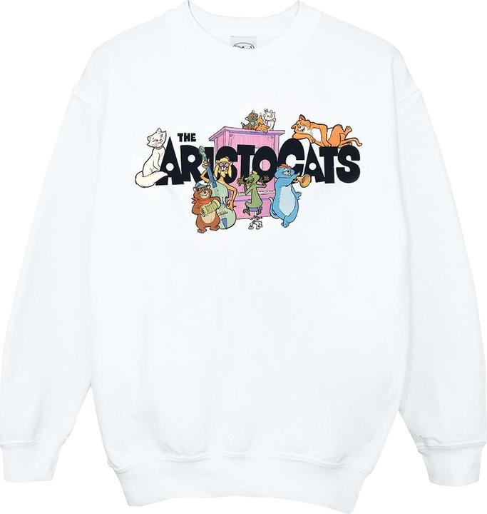 Produktbild Disney The Aristocats Music Logo Sweatshirt Jungen (140, 146)