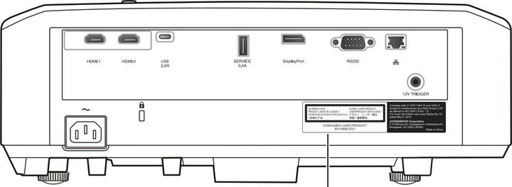 Actual product image JVC LX-NZ30-BG (4K, 3300 lm)