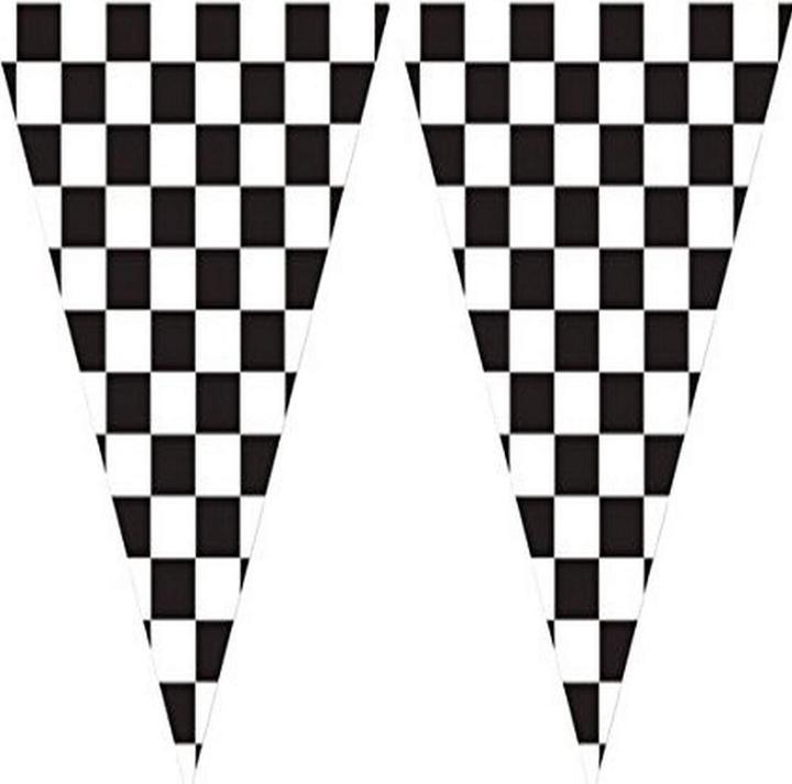 Image du produit Creative Party Bannière en plastique avec drapeau à damier